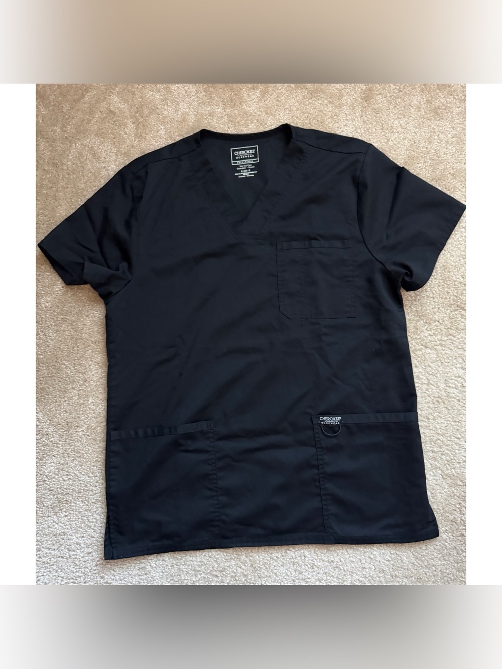 Cherokee Black Men’s Scrub Set - Top & Jogger Pants